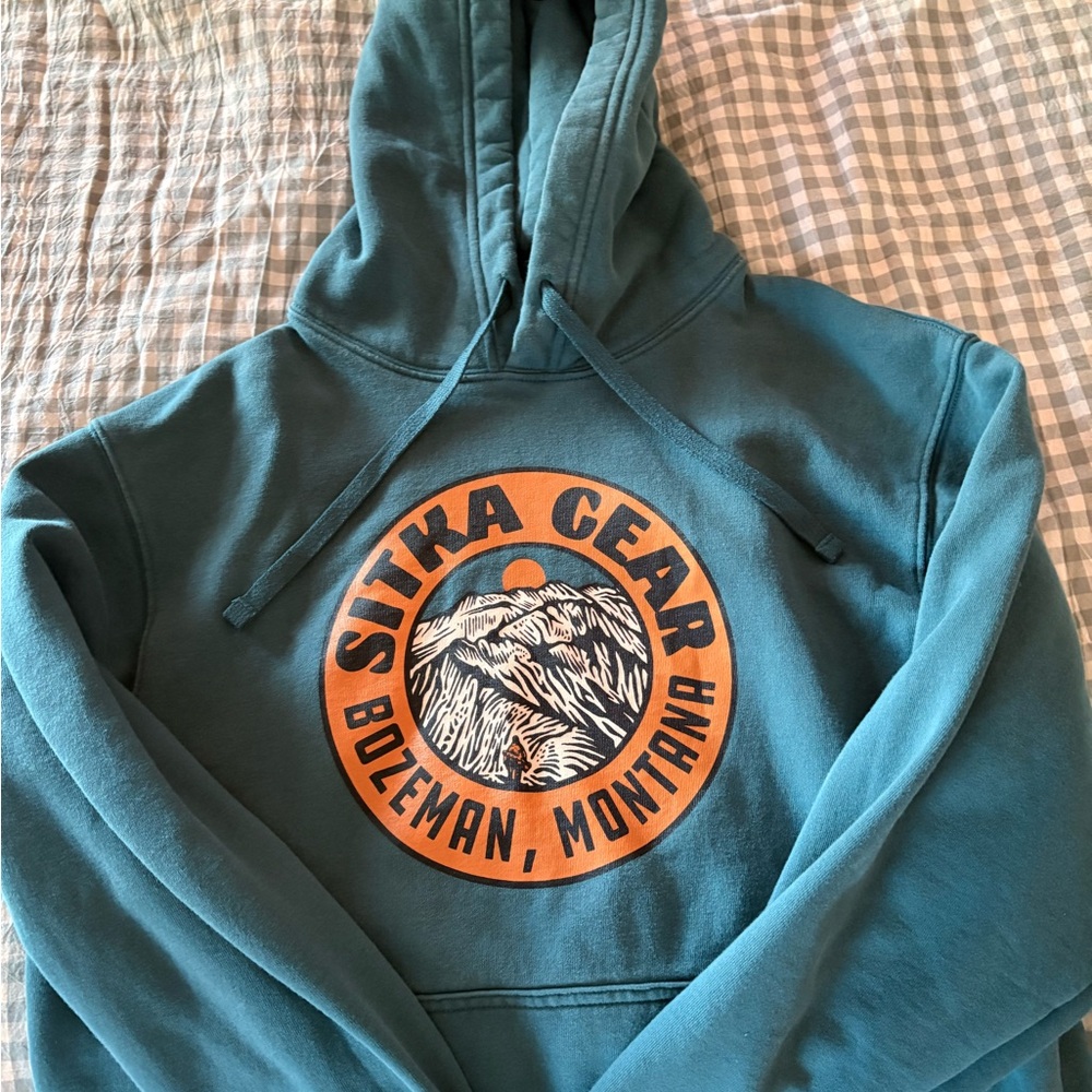 Blue Sitka Gear Hoodie